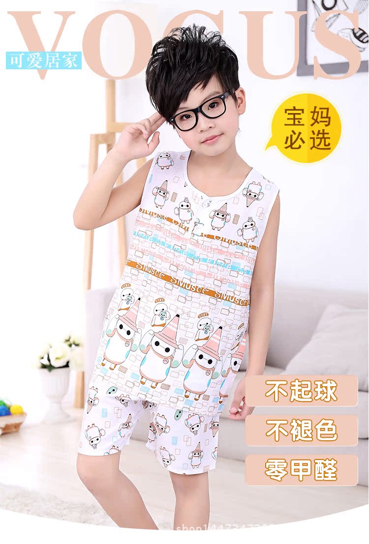 居傢綿綢短袖套裝詳情頁_01