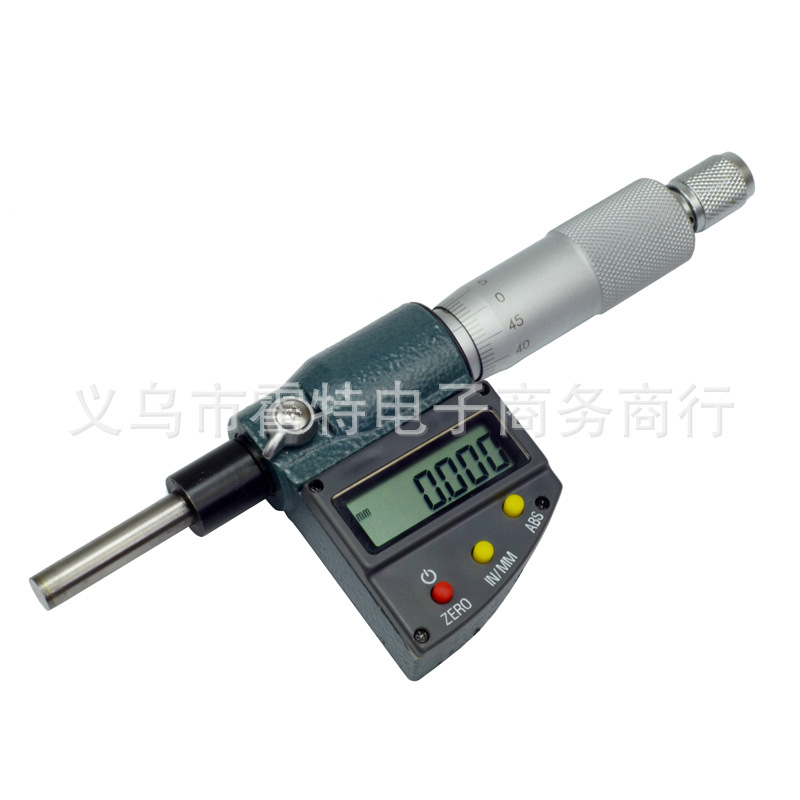 数显测微头 数显微分头 数显千分头 数显千分尺 0-25mm 0.001mm-阿里巴巴