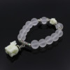 Fashionable fresh accessory, retro beads, bracelet, European style, cat's eye, wholesale