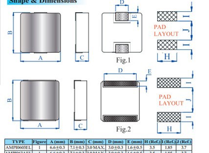 0630 一体成型 贴片 功率电感 3.3UH 大电流7*7*3MM 3R3