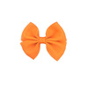 Small hair accessory, hairgrip with bow, European style, polyester, 19 colors