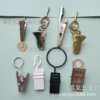 [Factory Direct Sales] The transparent base of the certificate folder with a needle clip label folder folder folder metal clip