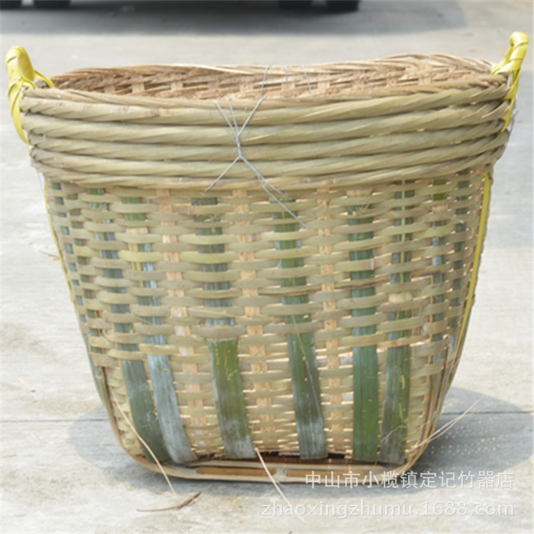 工厂直销绿色环保工厂用箩垃圾箩竹制品竹编织 150庄大竹箩编织篮|ms