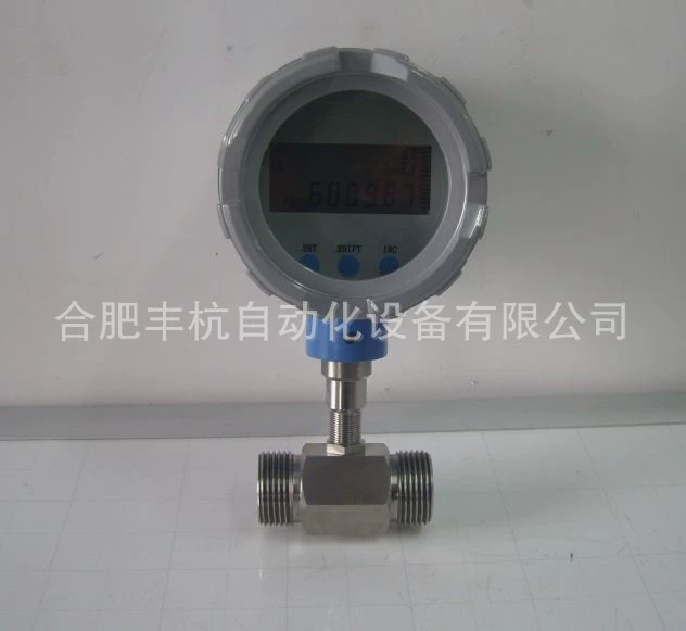 Турбинный расходомер с низкой вязкостью Жидкостный расходомер с питанием от аккумулятора, взрывозащищенный дисплей, полные спецификации