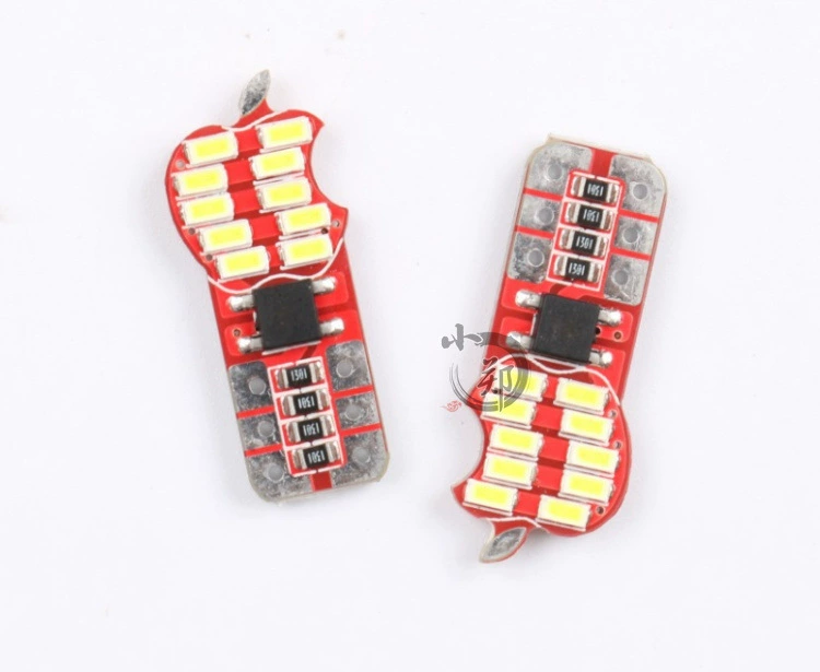 Хит-модель T10-3014-20SMD, дешифровка, широкая лампа 20LED, подсветка номерного знака, лампа T10