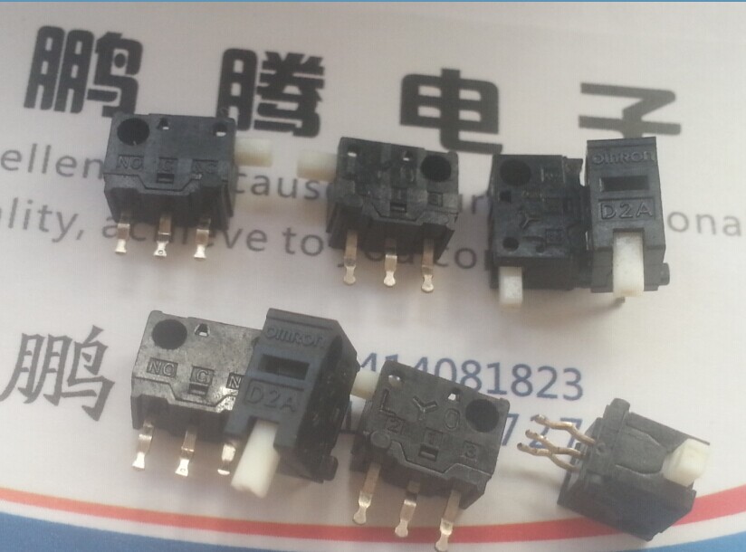 日本OMRON D2A-2110超小型微动检测行程限位开关 针式按押型开关