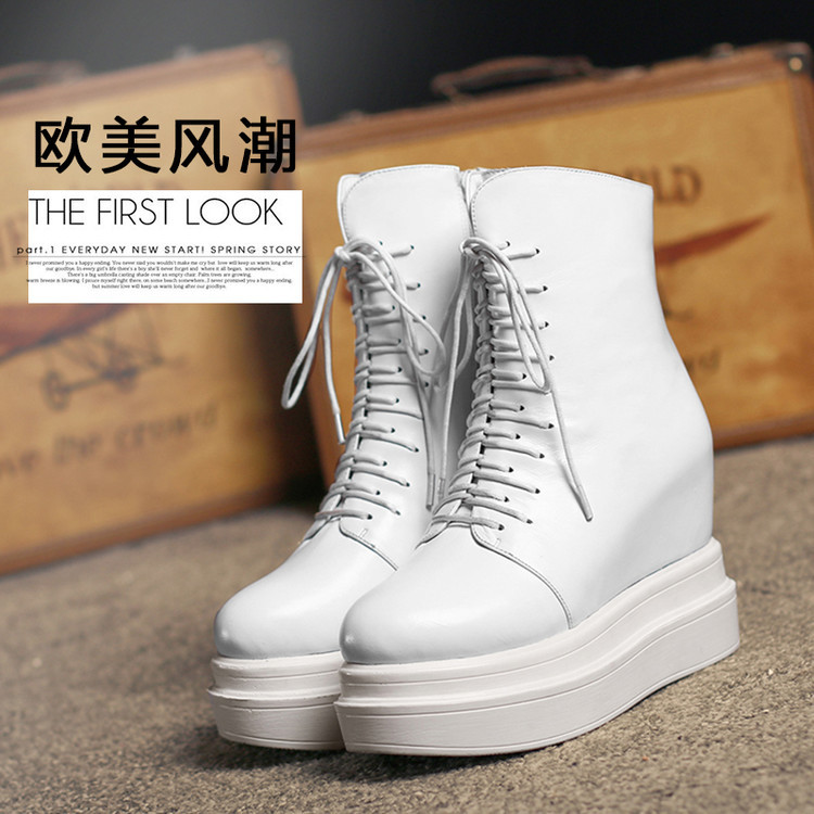 Bottes femme en En cuir - Ref 3355464 Image 3