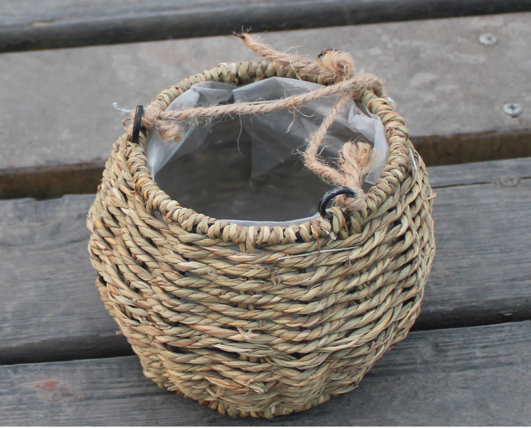 草编圆形吊盆_07