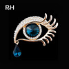 Crystal, brooch for eyelashes lapel pin, wholesale