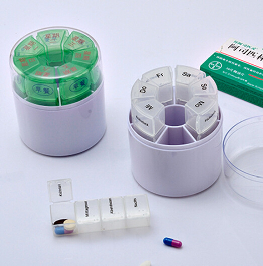 塑料28格桶装药盒