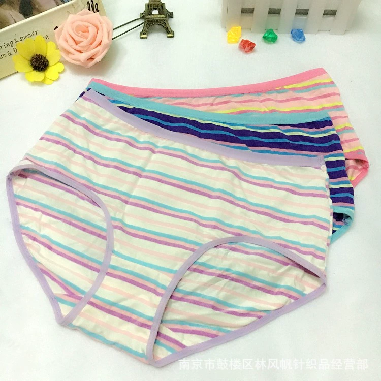 Дай Эньфэн 3926 Госпожа Г Girls Moder Cotton Navy Striped Seal Seal Limading Corner Box Pants