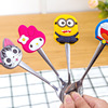 Cartoon cute spoon, silica gel fashionable handle stainless steel, coffee mixing stick