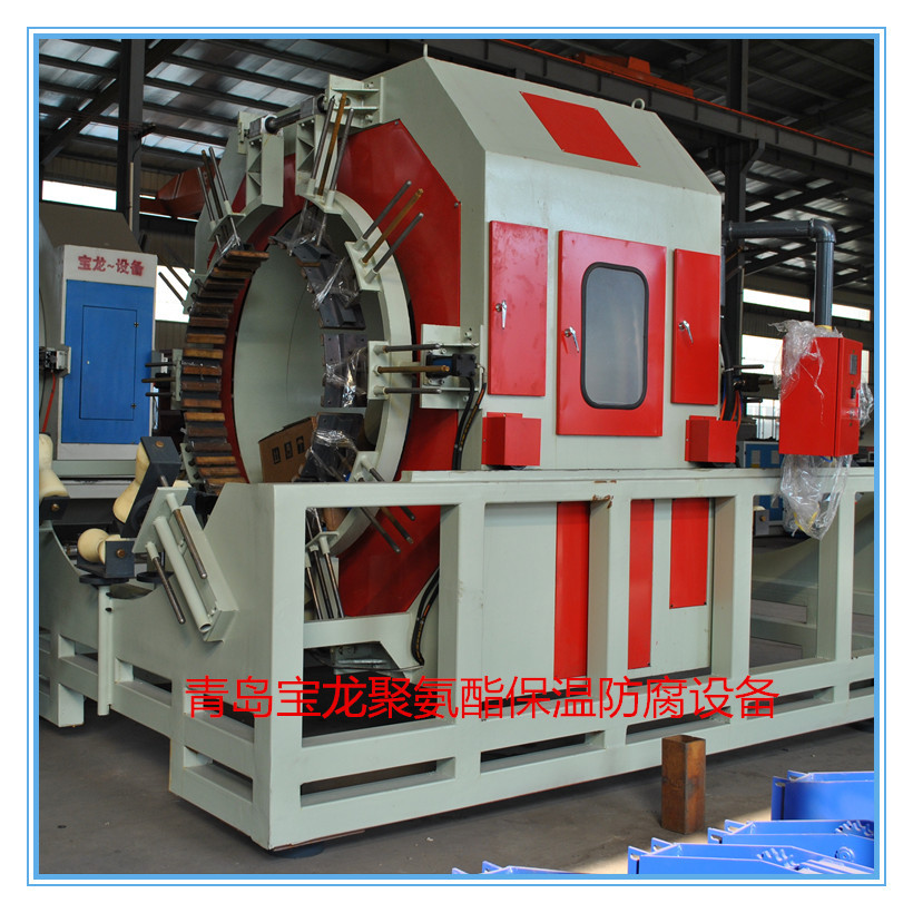 厂家供应 山东热力管道黑黄夹克管生产设备 宝龙保温管生产线