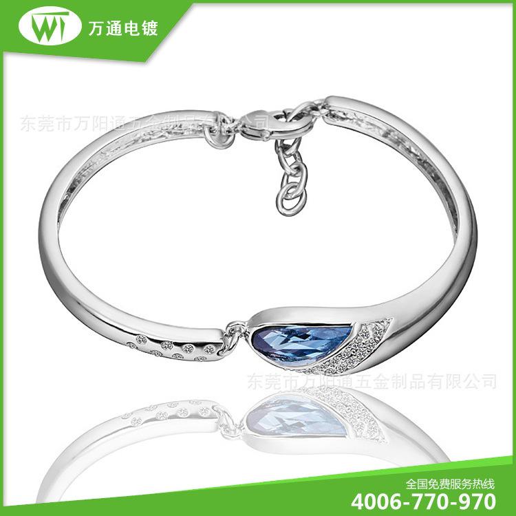 深圳水镀厂电镀首饰镀银加工 锌合金饰品电镀镀银加工 交期短