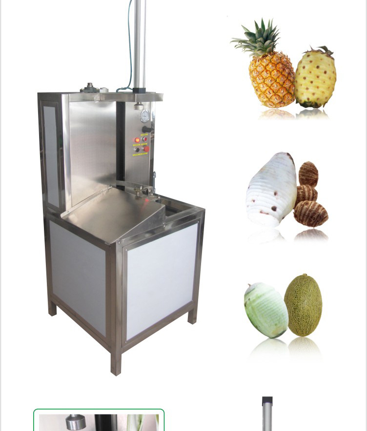 果蔬加工设备-不锈钢菠萝削皮机 小型木瓜冬瓜