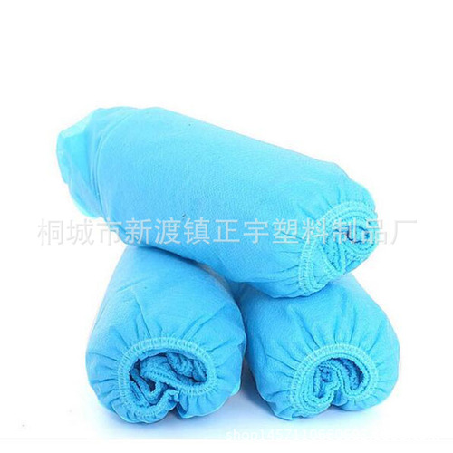 Qingyimei non-woven shoe covers disposable thickened foot covers repeatedly used indoor non-slip cloth extra thick shoe covers wholesale