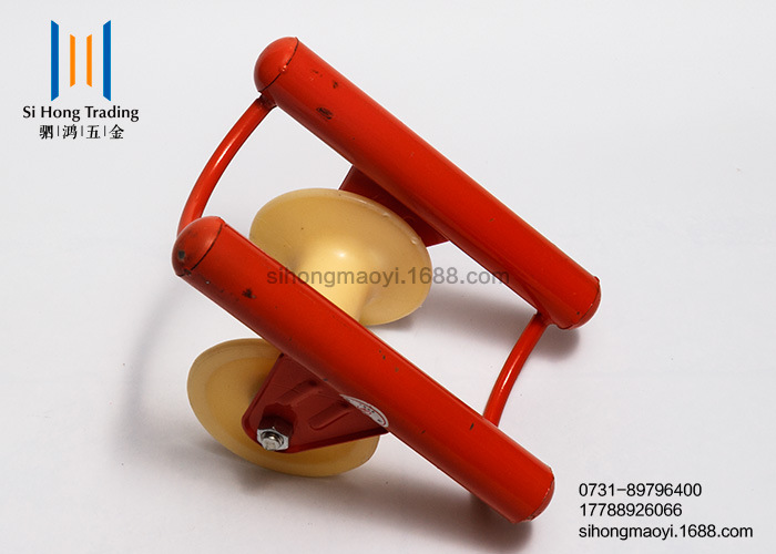 电缆直线滑轮 地缆转角滑车 尼龙轮放线滑车