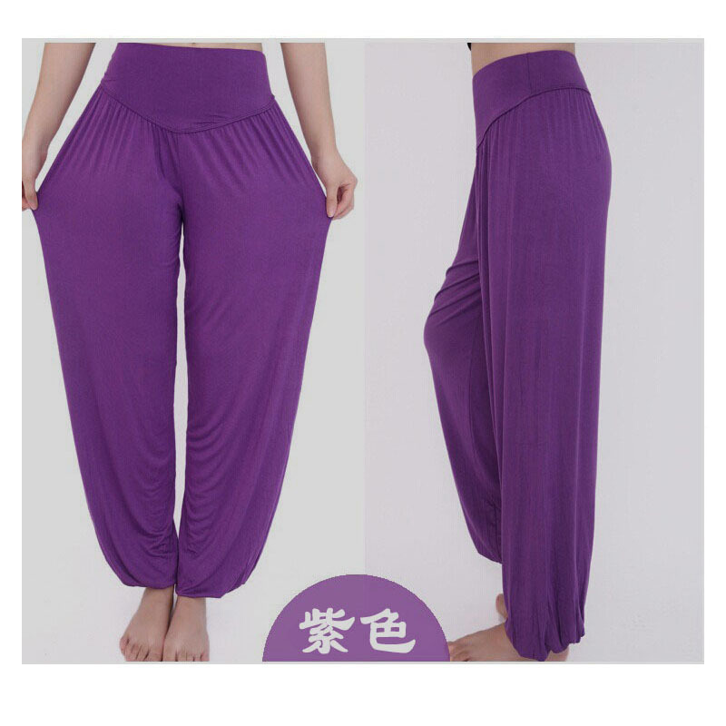 New modal yoga pants closed bloomers dance pants too pants sportswear yoga clothes for women