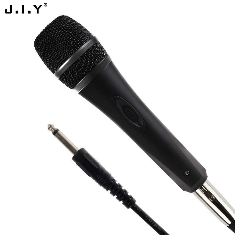 JIY有线话筒 卡拉OK唱吧家用唱歌舞台演讲KTV网络直播动圈麦克风
