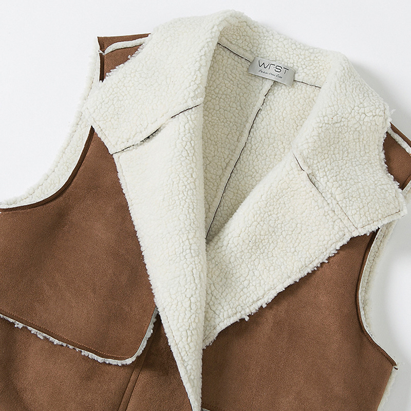 Gilet femme MOFFI en Match de fourrure - Ref 3318308 Image 5