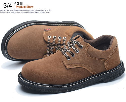 Labor protection shoes with heat-resistant, low-top tire soles—manufacturer and wholesaler of cowhide models that are oil-resistant, low-cut, and provide protection against impacts and punctures.