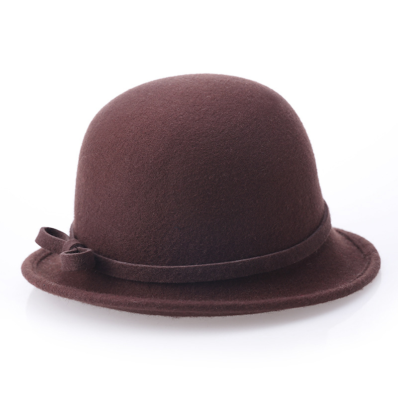 2020 otoño e invierno nuevo irregular ala superior sombrero de fieltro sombrero de lana pura sombrero de lana ventas directas de la fábrica