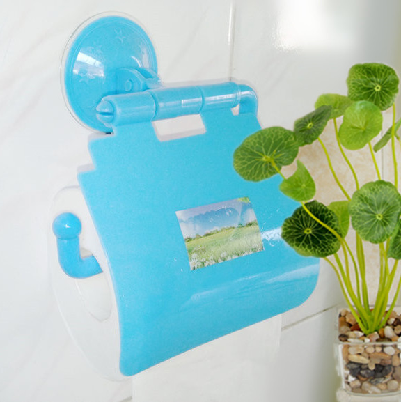 Non perforating sucker Tissue holder TOILET Toilet paper Roll holder sucker Paper towel rack Roll holder Plastic