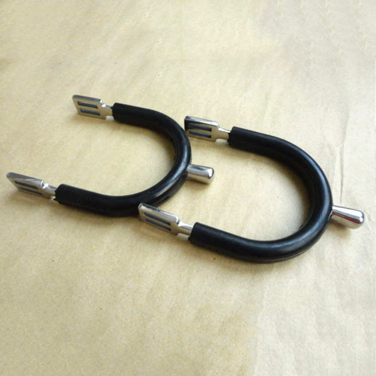 Manufacturer Supplies British Horse Thorn Equestrian Supplies Stainless Steel Rubber-Coated Horse Thorn Knight Equipment Horse Thorn Cross-Border Supply