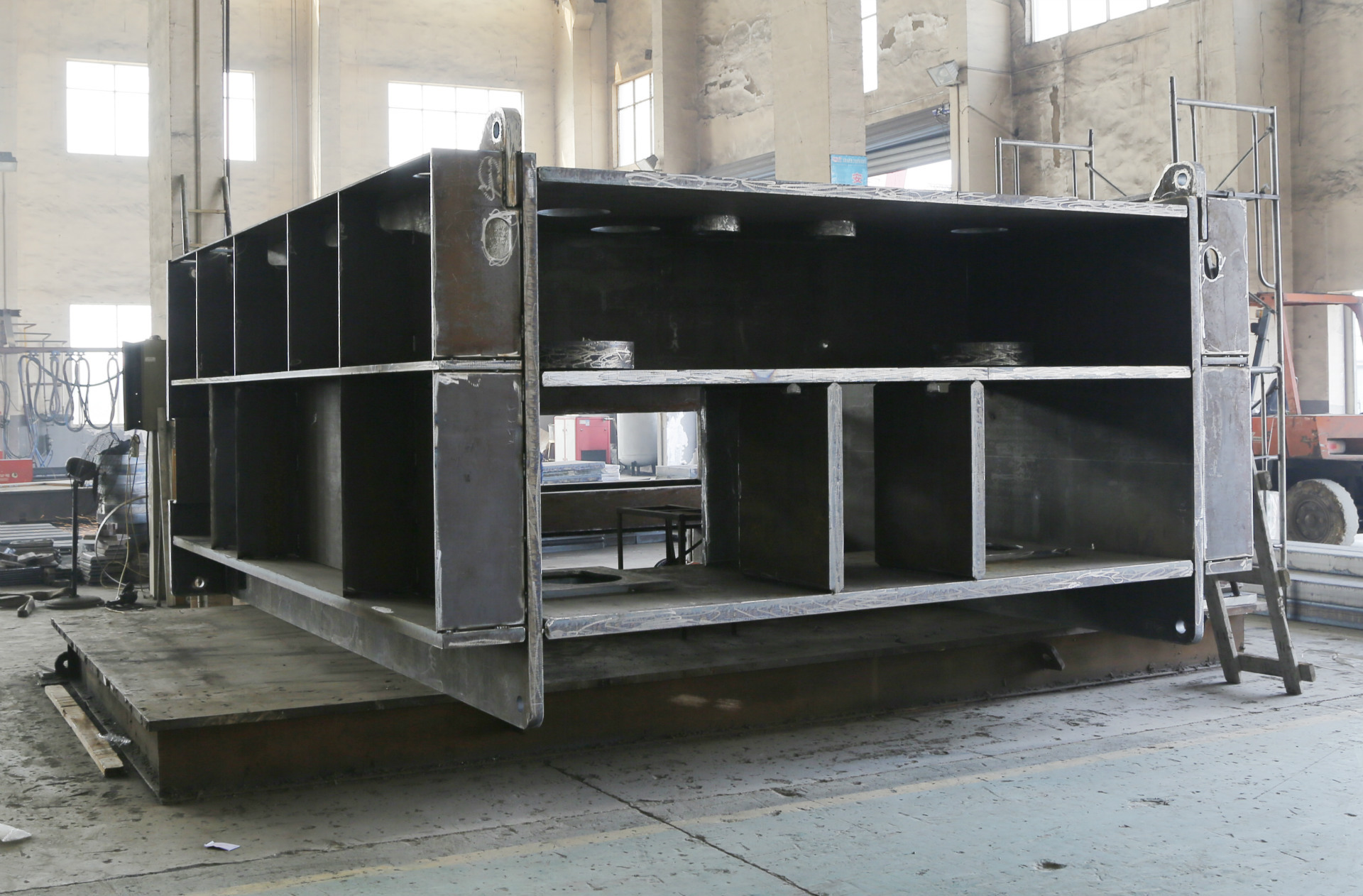 常州人气厂家 滑块底座压力机盾构机等大件机械焊接加工 品质保证