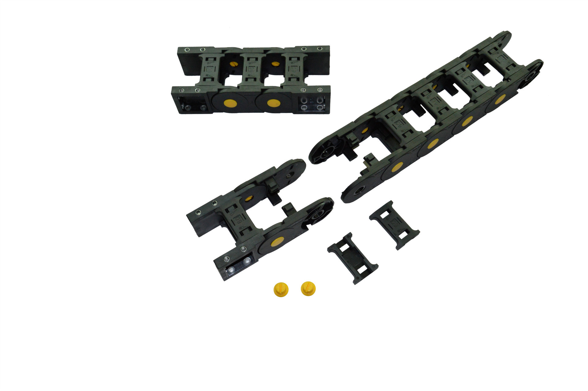 低价直销 尼龙拖链 35-65-60桥式拖链 轻型坦克链 工程塑料拖链