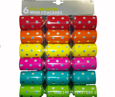 生产圣诞节糖果手拉炮按照要求加工出货价礼品包装圣诞彩色顺然