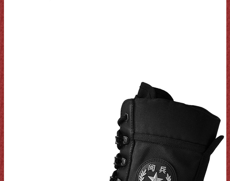 Boots militaires pour homme en cuir - Ref 1397496 Image 24