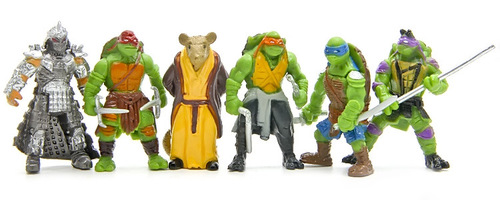 Cross-border hot-selling cartoon 6 second-generation turtle dolls DIY versatile Korean version landscaping dolls