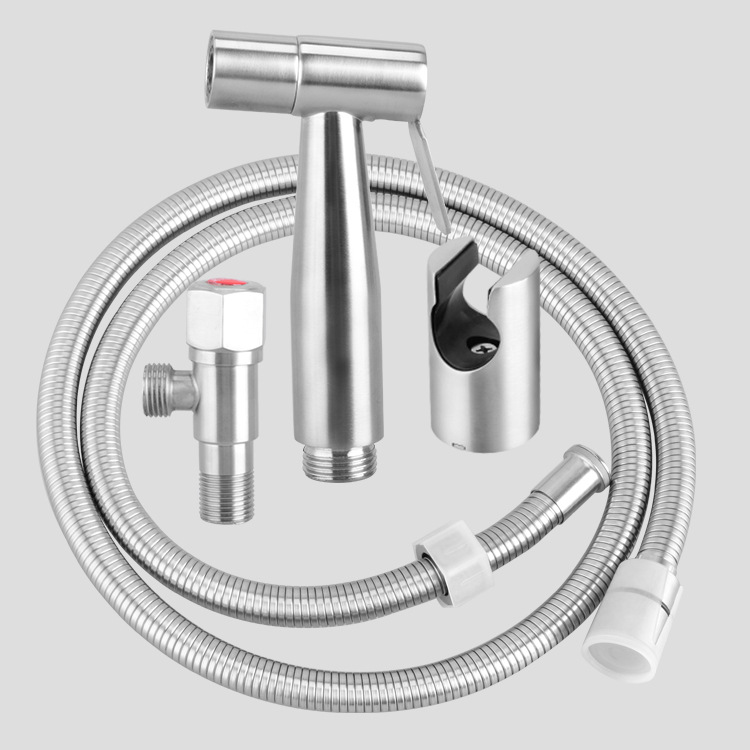 304不銹鋼婦洗器噴頭增壓小花灑噴頭馬桶噴槍套裝 潔身凈身器
