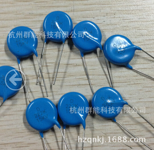厂家直销超高压瓷片电容CT82-Y5T-502-15KV222K-165420   F=12