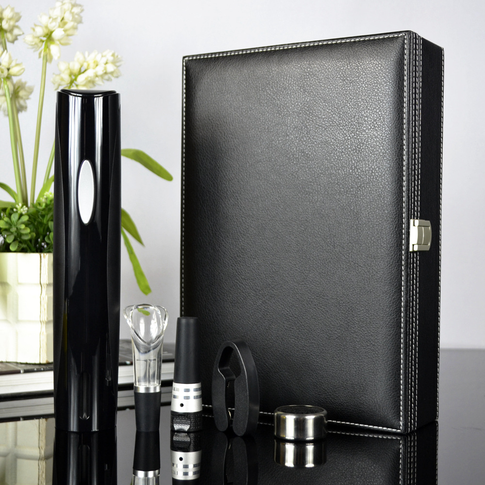 电动开瓶器BY226黑色皮盒装-6_副本