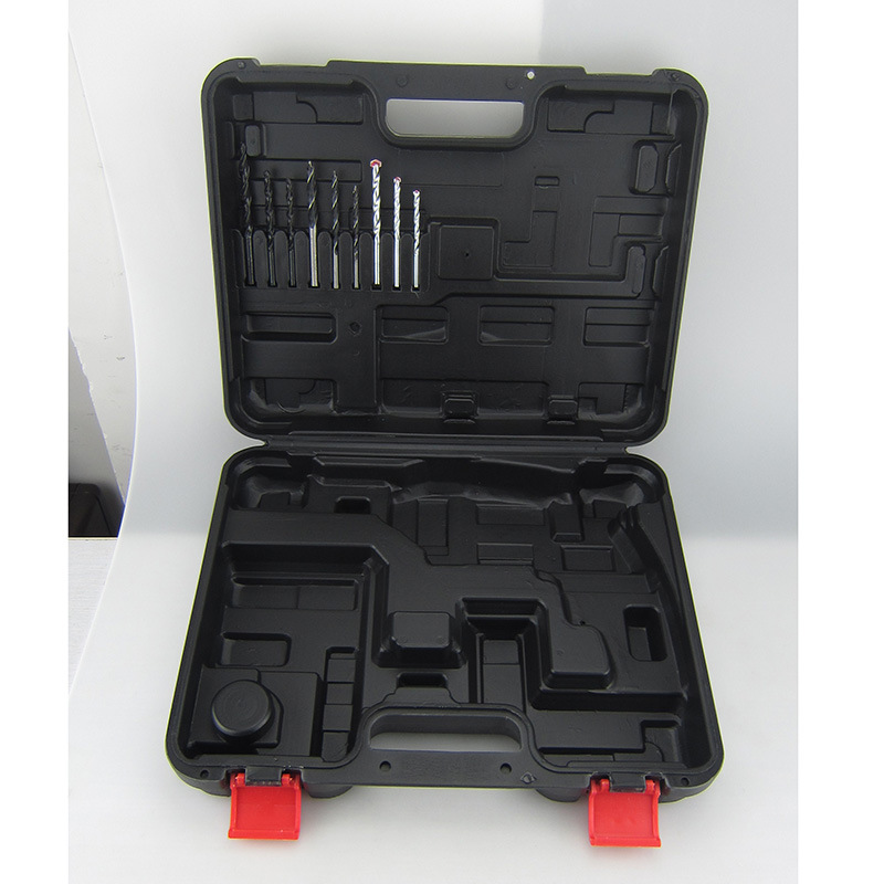 10件套 五金工具箱 冲击钻家用套装 电动工具箱038-2