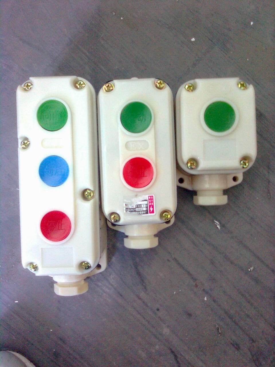 LA5821-2自复位防爆防腐控制按钮操作开关盒LA10-2S  3S LA8050-3