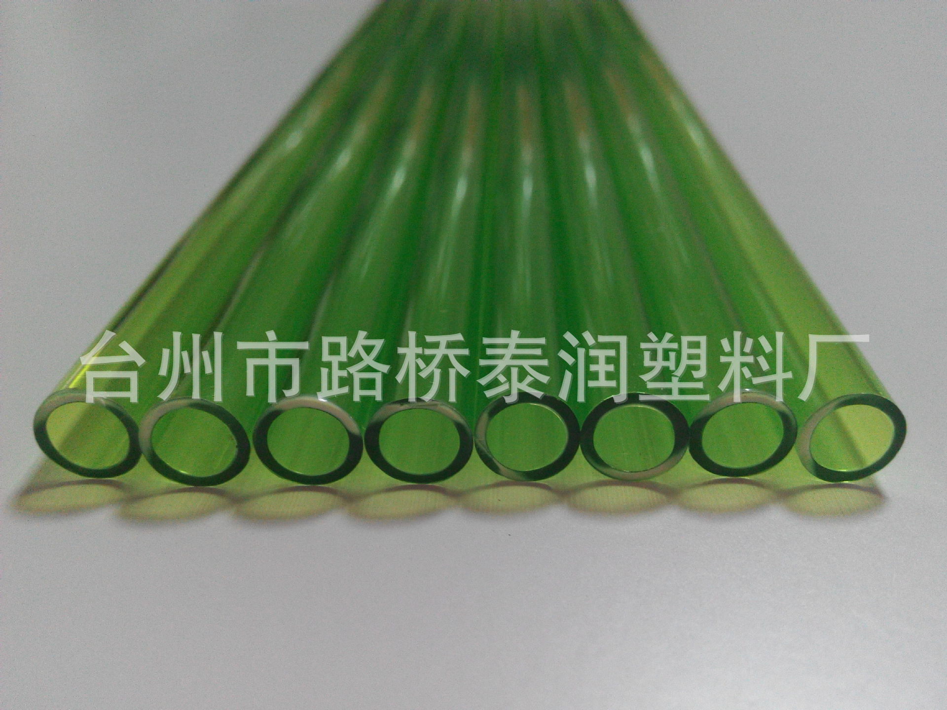 厂家供应环保的透明绿PVC硬管各种颜色PVC塑料管