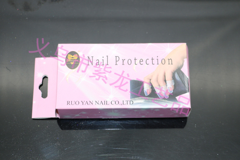 New Manicure Protective Cover, Nail Patch, Anti-Scratch Nail Protective Case, 10 Pcs/Box, Nail Removal Tool Wholesale Clip