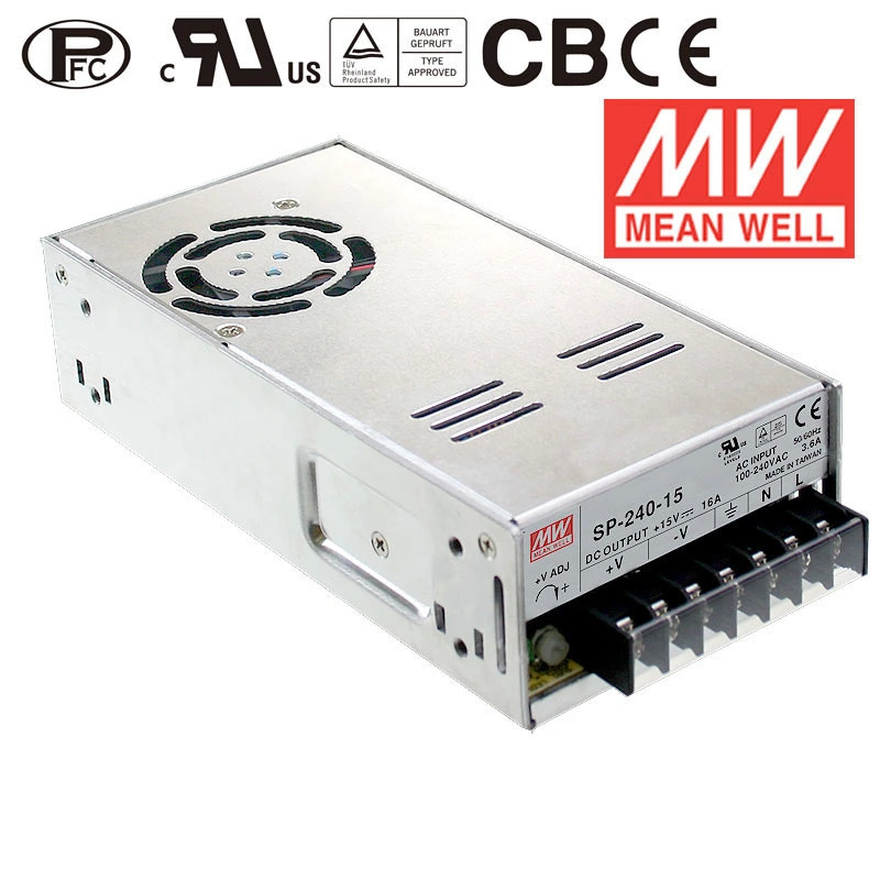 ȫ��ԭװ̨��MEAN WELL��γPFC��Դ SP-240-24 240W 24V 10A �ֻ�