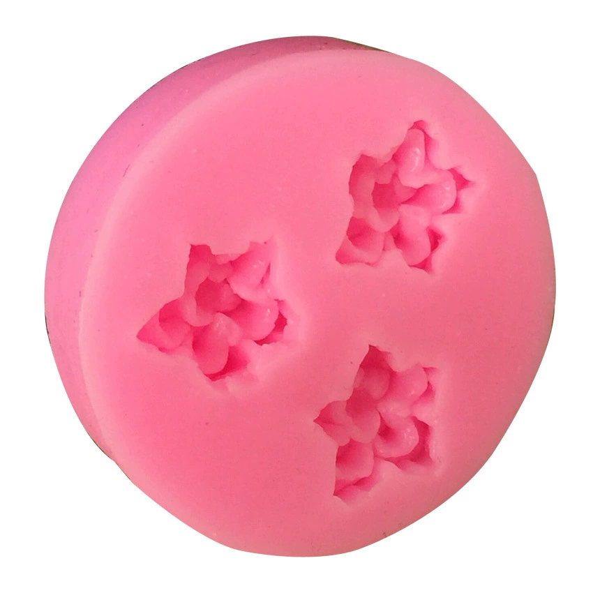 Силиконовая керамика, форма, акриловая мастика, украшения, 5 штук, 3D