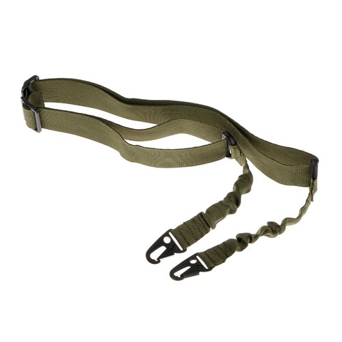 Outdoor equipment military fans multi-functional two-point mission gun rope CS tactical strap lanyard cross-body nylon lanyard