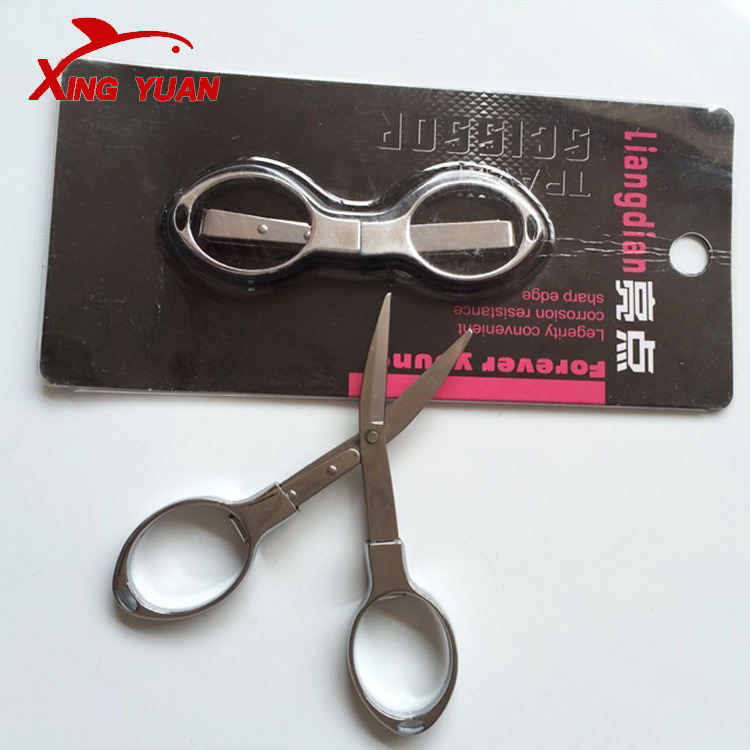 钓鱼八字剪刀鱼用剪不锈钢小剪刀渔具垂钓用品钓鱼配件小剪子批发