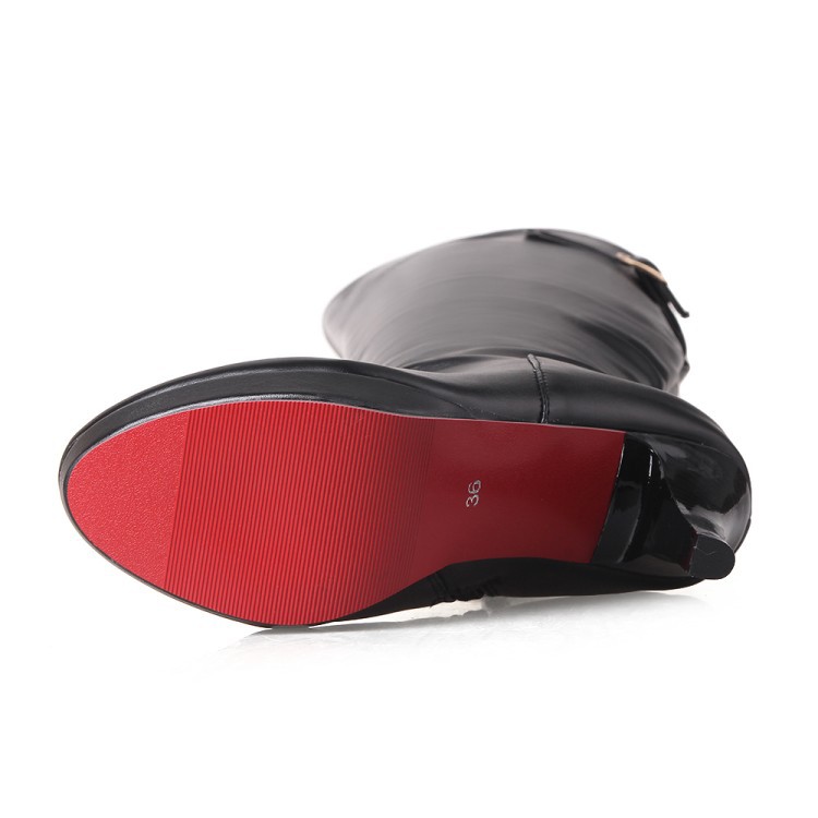 Bottes femme en PU artificiel - Ref 3355321 Image 31