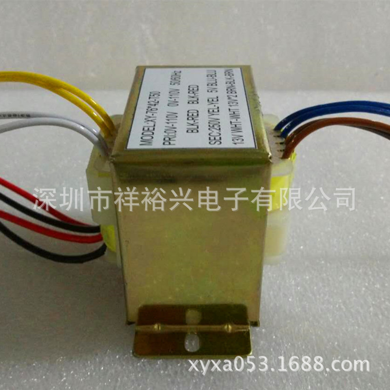 EI-76X42低频纯铜足功率方形J电源变压器深圳厂家直销1台也能做