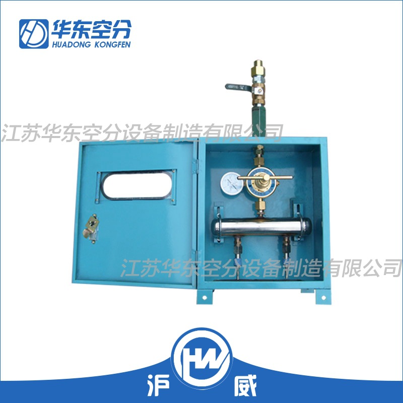 原产地 新款OX/B-2氧气终端箱 点阀箱 标配2接头 管道连接