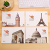 Korean version of stationery wholesale simplicity retro Paris Landscape Diary plan Monthly planned schedule Signing a matter of schedule