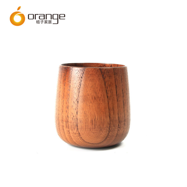 일본식 큰 배꼽 컵 나무 쿵푸 차 컵 전체 나무 굴착 나무 와인 컵 식기 도매