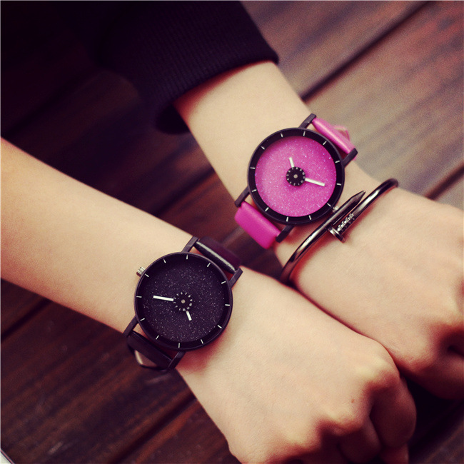 批发采购石英表-时尚潮流星空原宿风手表男女